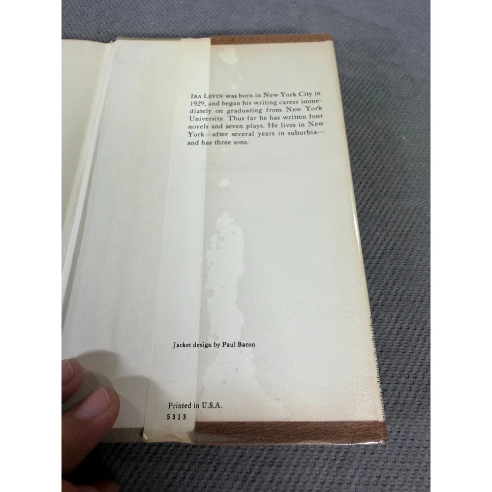The Stepford Wives Ira Levin 1972 Hardcover Book Club Edition Ex-Library Vintage